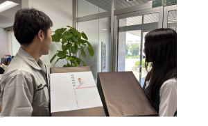 従業員の結婚をお祝いしました🎉